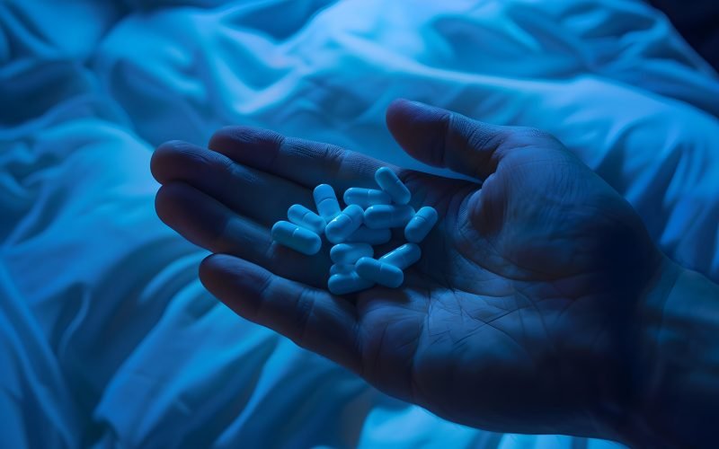 hand-with-pills-dark-environment
